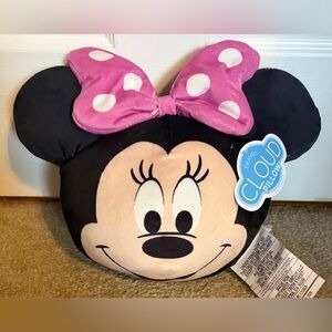 Minnie Mouse Disney Plush Pillow NWT